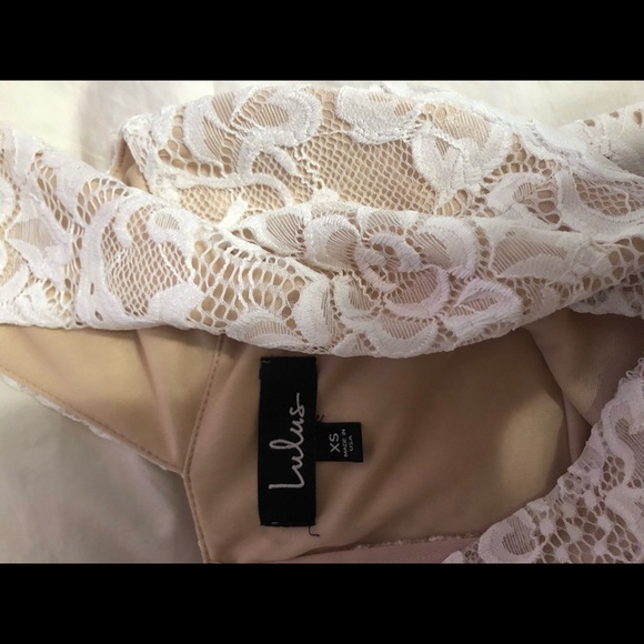 Lulus White Lace Dress (NWOT) - Picture 2 of 4